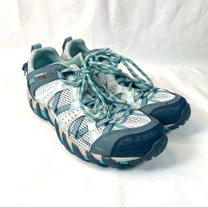 Merrell Waterpro Maipo Teal Womens Active Outdoor Shoe J58124 Size 9 Vibram